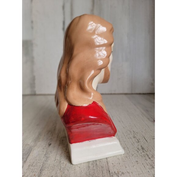 Vintage Easter Jesus head bust‎ unique Xmas home decor religious - Picture 4 of 8